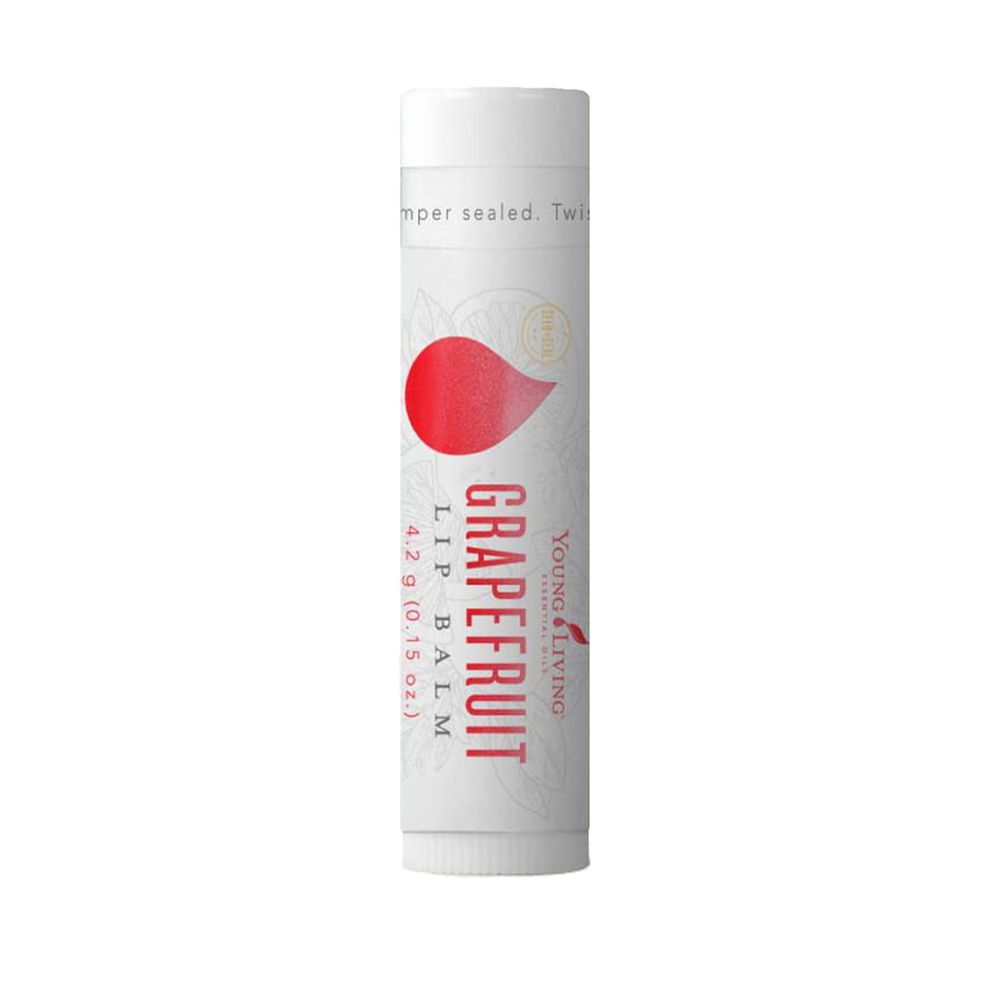 Young Living Lip Balm - Grapefruit, 4.2g | Moisture for Soft & Smooth Lips | Vegetarian & Gluten-Free | Fresh, Fruity Scent | Lip Care | Made
