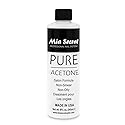 Mia Secret Nail Polish Remover, 100% Pure Acetone, 8 Fl. Oz. Safe and Gentle Cuticle Remover Liquid, Quick and Effective Formula, For Natural