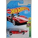 Hot Wheels Exotics 3/10, RED Twin Mill 74/365 50TH Anniversary Card