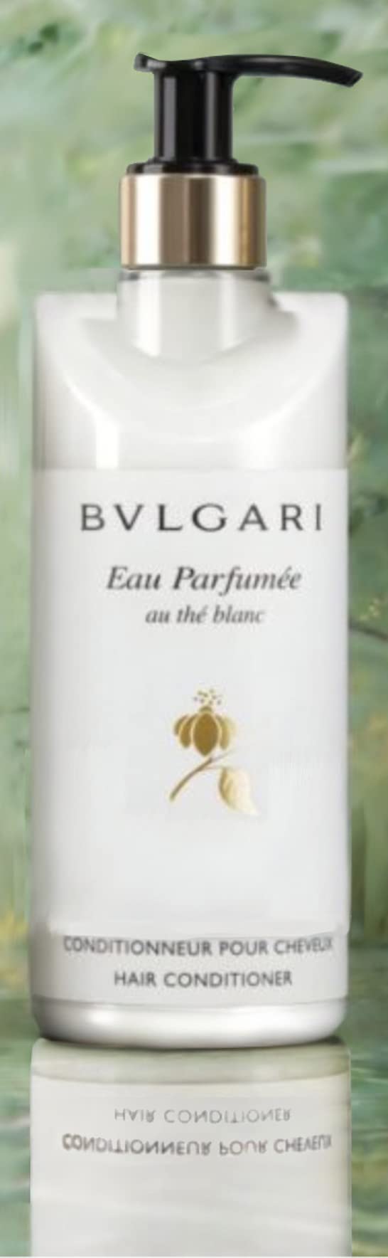 BVLGARI Eau Parfumee au the blanc White Tea Shampoo and Hair Conditioner Set of 2-10.1 Fluid Ounces/300 mL Each