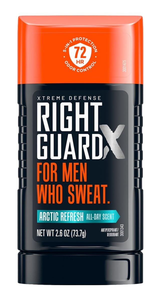 Right Guard Xtreme Defense Arctic Refresh Solid 2.6 Ounce Men (Pack of 3) Beauty and Personal Care Right Guard