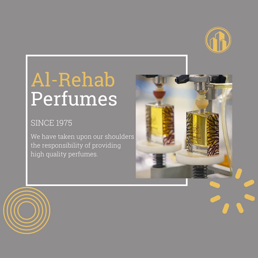 Al Rehab For Men Eau de Parfum Spray For Men, 1.7 Ounce