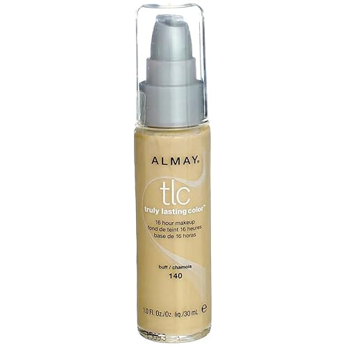 Almay TLC Truly Lasting Color 16 Hour Makeup, Buff 02 [140] 1 oz (Pack of 2)