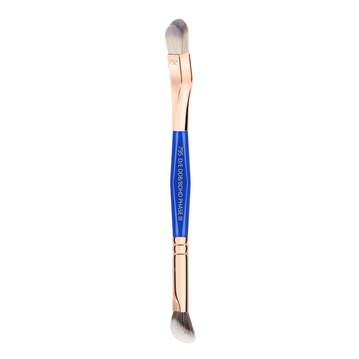 Bdellium Tools Professional Makeup Brush Golden Triangle 795 Double-Ended Eye Double Dome Blender/BHHD Phase III with 792/788 double-ended