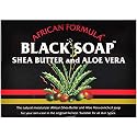 Madina African Black Soap Shea Butter and Aloe Vera, 3.5 oz (Pack of 10)