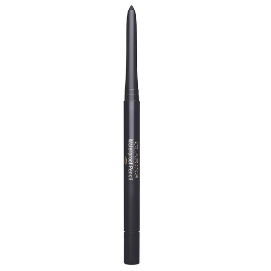Clarins Waterproof Eye Pencil | Award-Winning | Highly Pigmented and Long-Wearing | Includes Retractable Tip, Built-In Sharpener and Smudger For Smoky