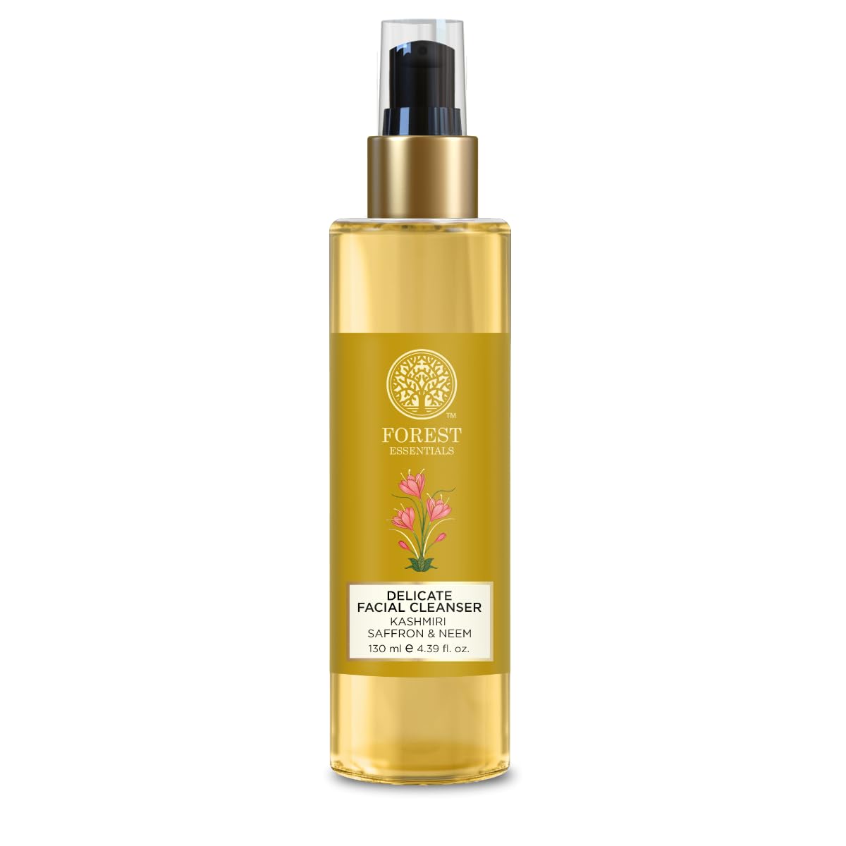 Forest Essentials Kashmiri Saffron and Neem Delicate Facial Cleanser, 200ml