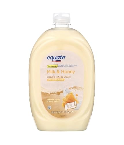 Equate Milk & Honey Liquid Hand Soap with Moisturizers, 50 FL OZ