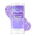 4th of July Glitter Stick, Upgrade Red, White & Blue Body & Hair Sparkle Face Body Glitter for Independence Day Party, Festival & Fun Holiday Look