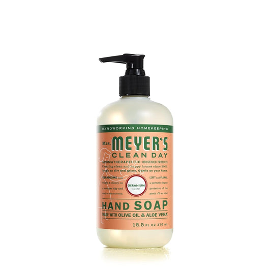 Mrs. Meyer's Liquid Hand Soap Geranium 12.5 Fl Oz. Beauty & Personal Care Mrs. MEYER'S