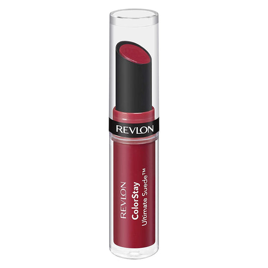REVLON Lipstick, ColorStay Ultimate Suede Lipstick, High Impact Lip color with Moisturizing Creamy Formula, Infused with Vitamin E, 075 Cruise