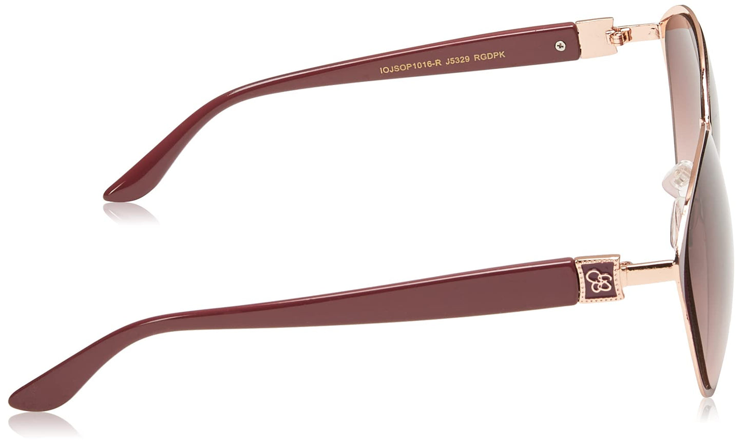 Jessica Simpson Women's J5329 Chic Metal Cat Eye Sunglasses with UV400 Protection - Glamorous Sunglasses for Women, 60mm