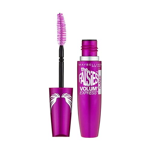 Maybelline Volum' Express The Falsies Flared Washable Mascara, Blackest Black [286], 0.31 oz (Pack of 2)