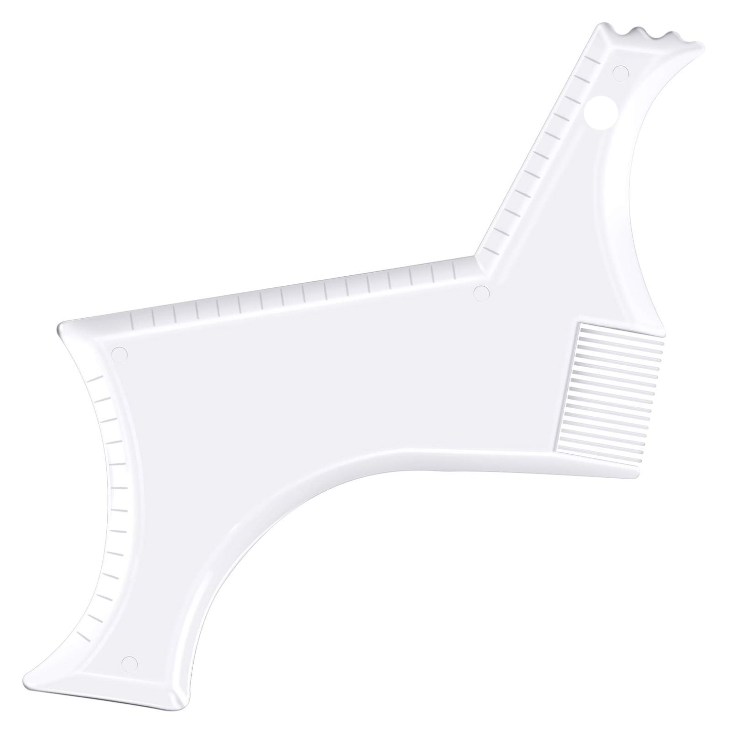 Beard Shaping Tool Trimmers for Men, Kucheed Beard Shaper with Inbuilt Comb Cool Care Black Transparent, Beard & Mustache Trimmers Cut Buddy Beard Beauty and Personal Care Kucheed