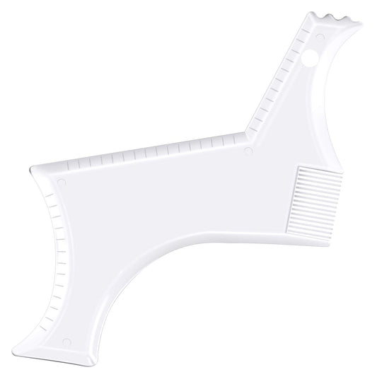 Beard Shaping Tool Trimmers for Men, Kucheed Beard Shaper with Inbuilt Comb Cool Care Black Transparent, Beard & Mustache Trimmers Cut Buddy Beard Beauty and Personal Care Kucheed