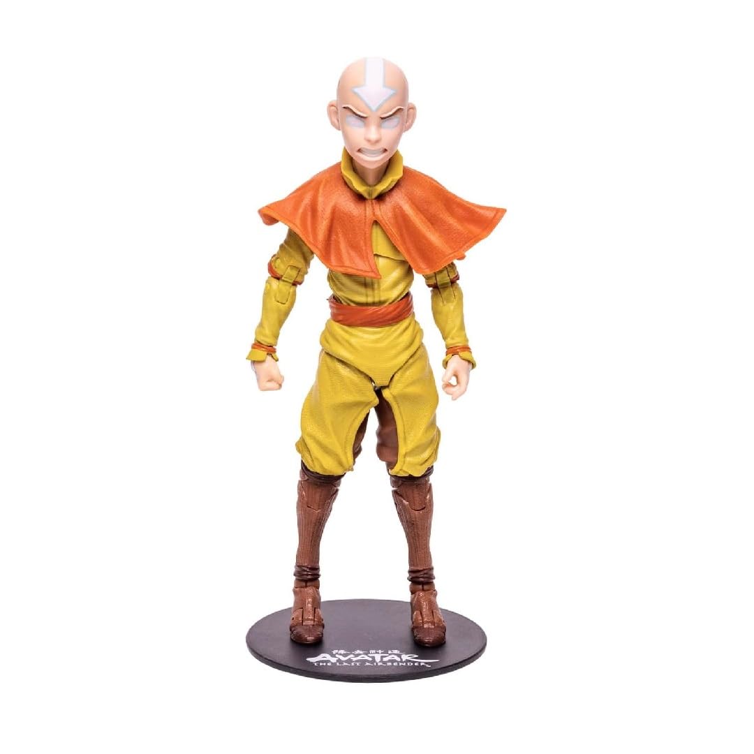 McFarlane Toys Avatar The Last Air Bender Aang Avatar Stare 7" Action Figure with Accessories