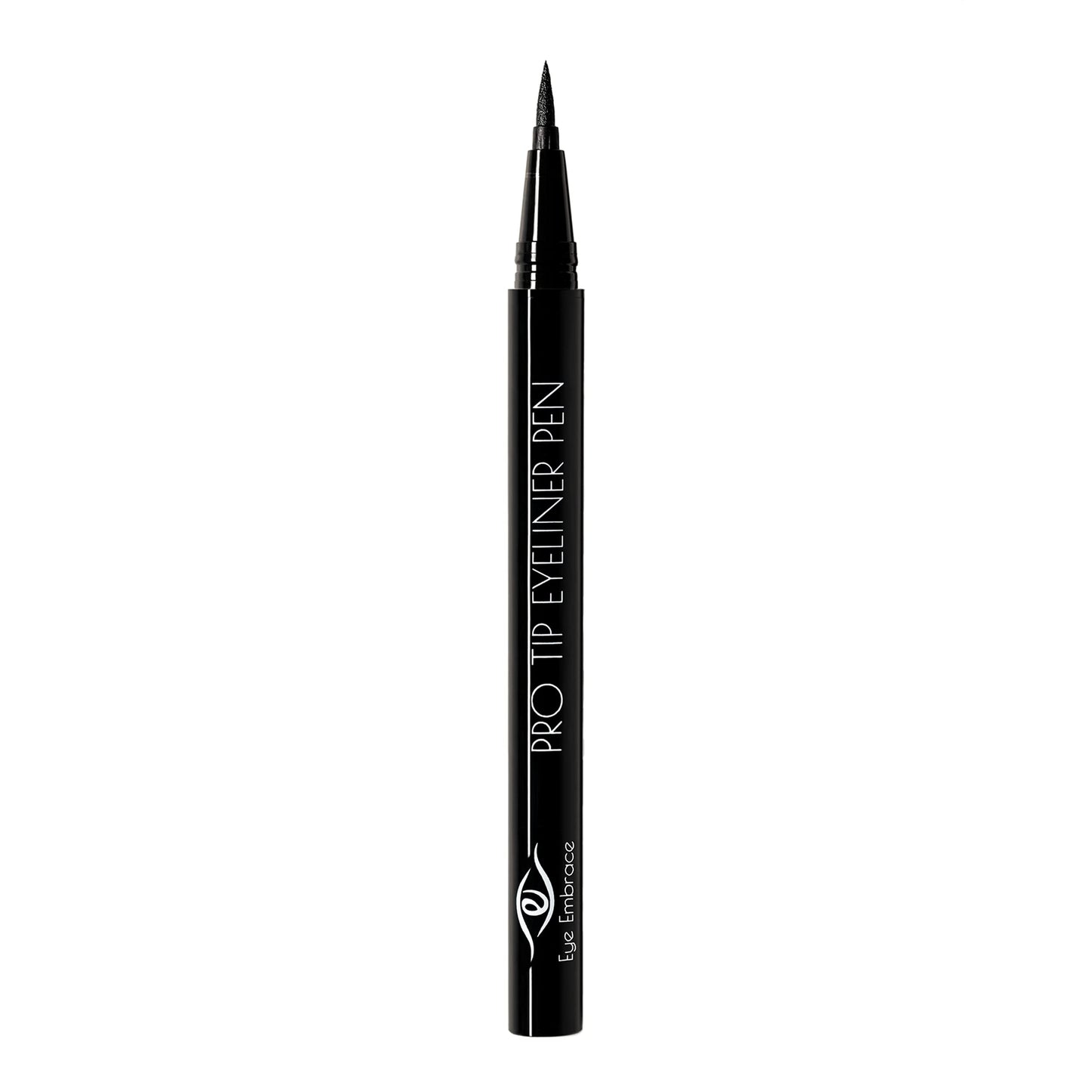 Eye Embrace Pro Tip Eyeliner Pen: Black - Waterproof Felt-Tip Liquid Eyeliner Pen for the Eyes, Cruelty-Free (Black)