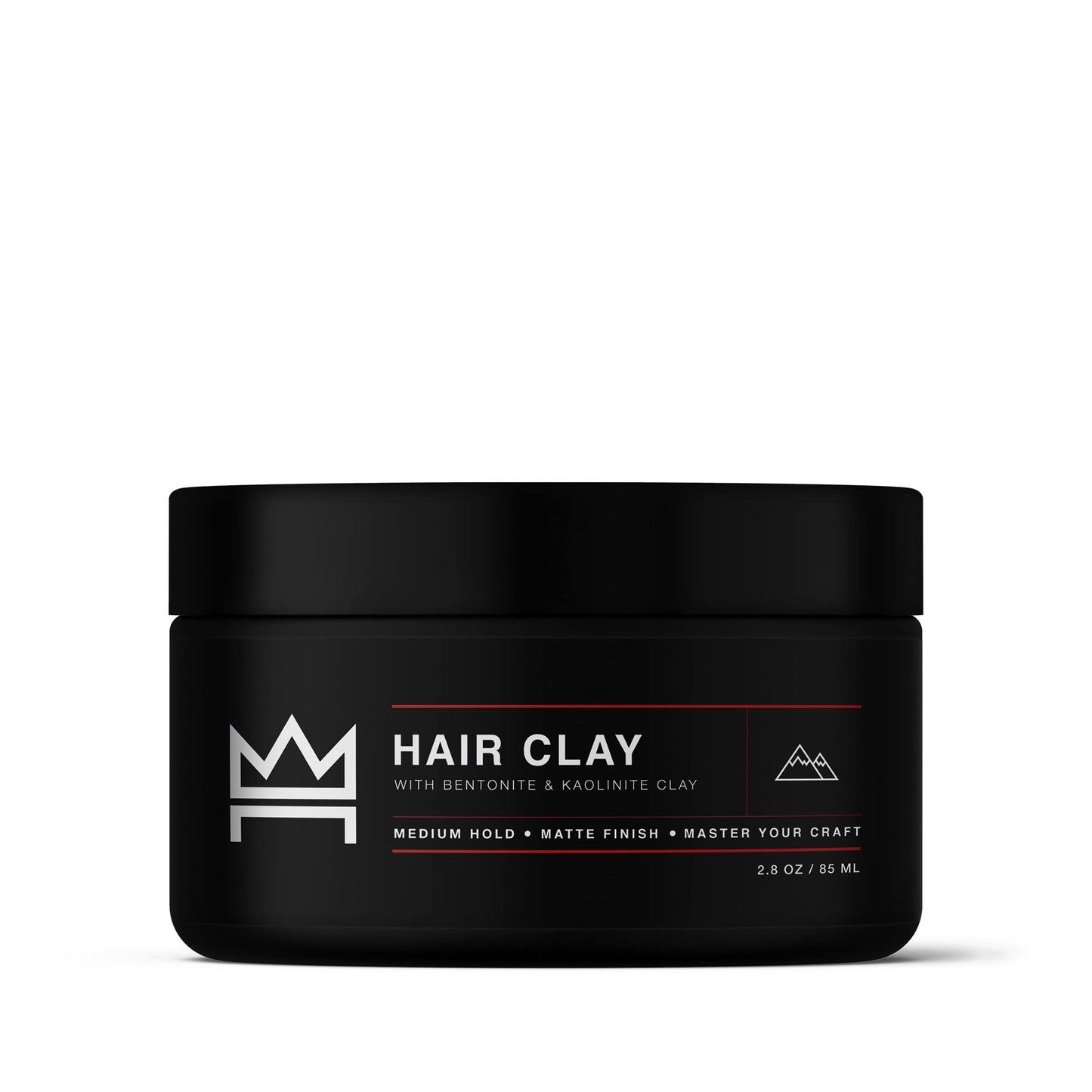 Hair Craft Co. Clay Pomade 2oz - Shine-Free Matte Finish - Medium Hold/Natural Look -Clay Base [Super Dense], Stylist Approved - Ideal for Textured