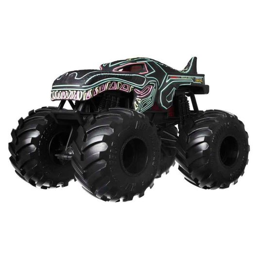Hot Wheels Monster Trucks Oversized 1:24 Scale Diecast Neon Mega Wrex