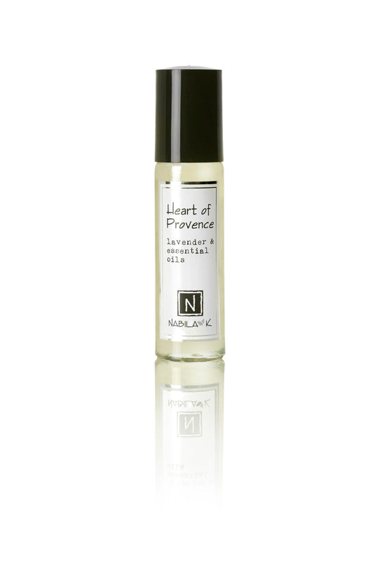 Nabila K Heart of Provence Lavender Roll-On Perfume Oil for Women | Alcohol-Free, Organic, Long-Lasting Fragrance | Travel Size, TSA Approved | 0.33 Beauty & Personal Care Nabila K