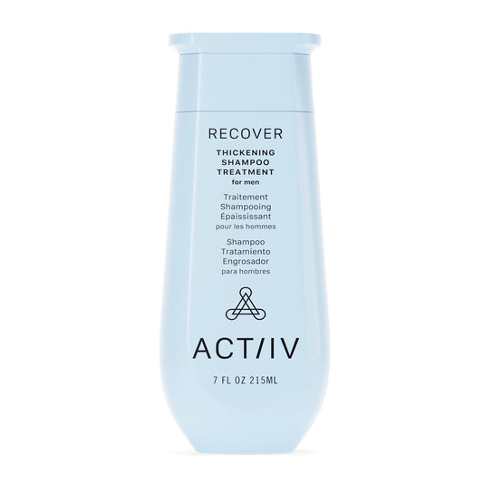 ACTIIV Recover Thickening Shampoo Treatment For Men | Supports the Appearance of Fuller, Healthier-Looking Hair, Supports Scalp Health, Plant-Based