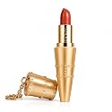 Hickey Refillable Pendant Lipstick, Haute Mess[Terracotta] - Wearable Satin Lip Color on a Chain, Refillable Clean Beauty, Full Lipstick Included