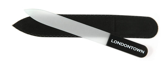 LONDONTOWN Black Glass Nail File, 0.48 oz (Pack of 1) Beauty & Personal Care LONDONTOWN