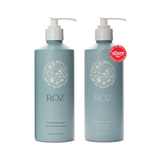 R?Z Foundation Shampoo and Conditioner Set Duo - Sulfate-Free Hydrating Shampoo and Conditioner for Women & Men - All Hair Types | Vegan, Color-Safe
