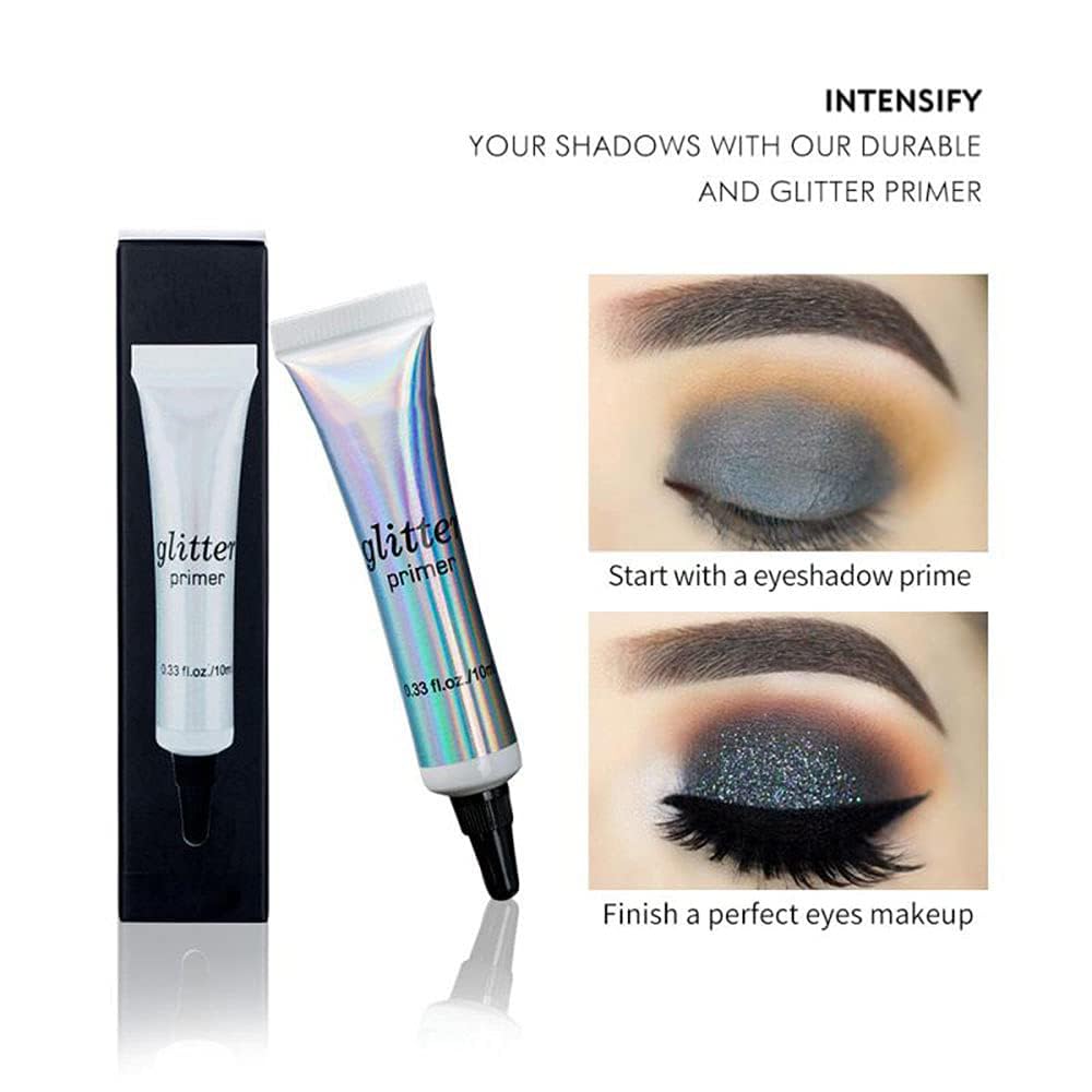 AKARY Mini Body Face Lip Eye Makeup Glitter Primer Long Lasting Eye Shadow Color Special Base for Make up Christmas Party New Year Cosmetics Glue