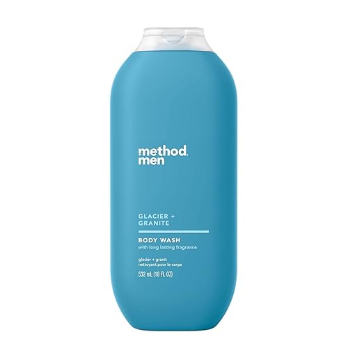 Method Men Body Wash, Glacier and Granite, Paraben and Phthalate Free, Quick-Lathering Cleansers, Cruelty Free, 18 oz (Pack of 1)