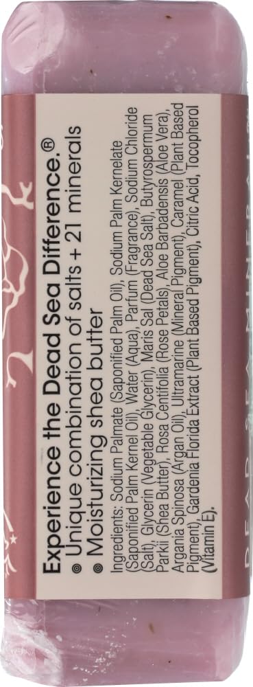 2 Packs of One With Nature Dead Sea Mineral Rose Petal Soap - 7 Oz