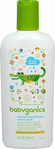 Babyganics Bye Bye Dry Moisturizing Therapy Cream Wash Colloidal Oatmeal - 8 fl oz Beauty & Personal Care BabyGanics