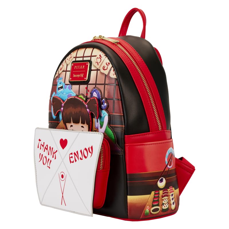 Loungefly Monsters, Inc. Harryhausen's Takeout Boo Pop-Up Mini Backpack