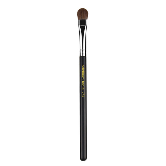 Bdellium Tools Professional Makeup Brush - Maestro Series 774 Large Shader - With Mix of Soft Natural & Synthetic Fibers, For Shading (Black, 1pc)