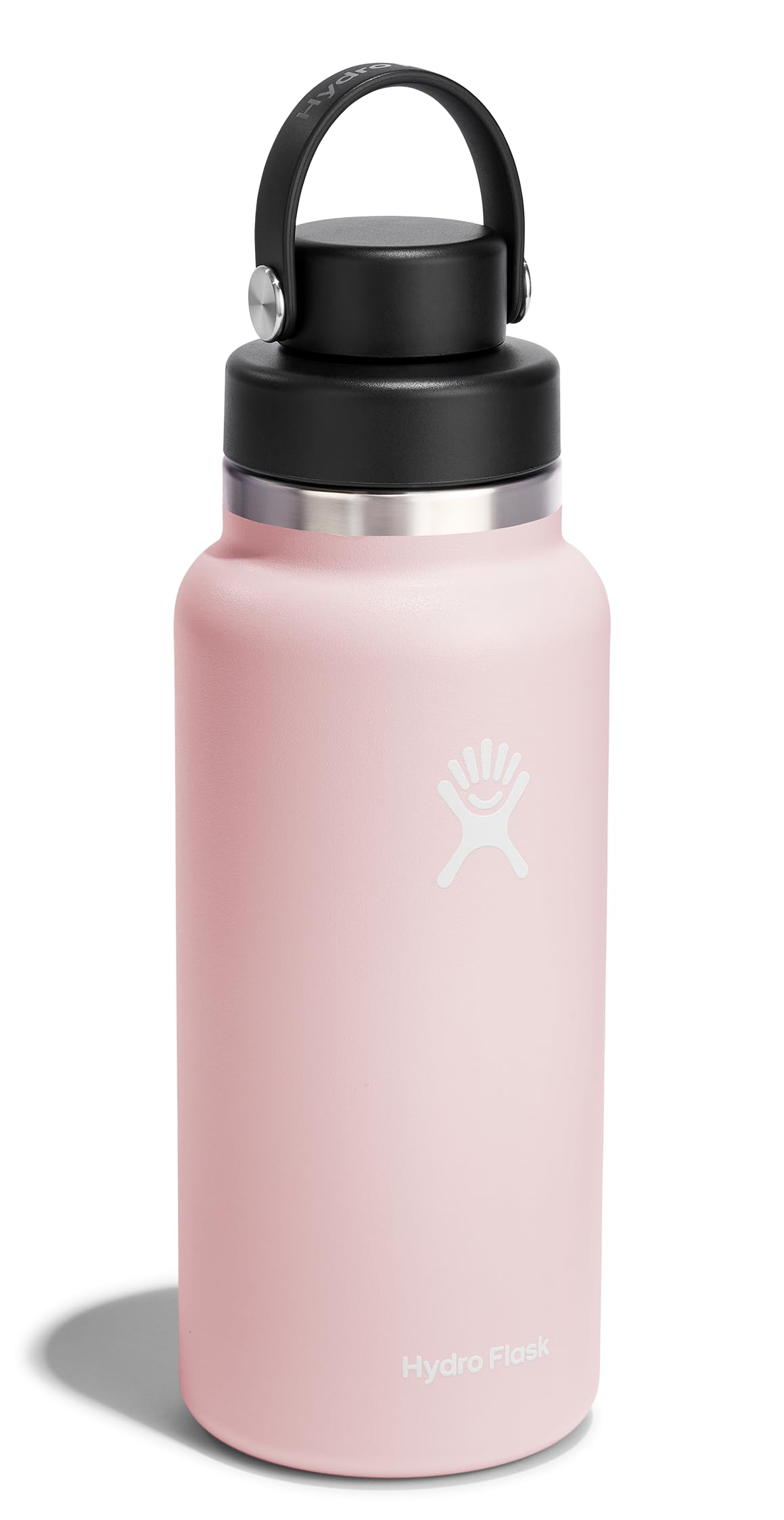 Hydro Flask Water Bottle - Insulated Stainless Steel - Wide Mouth Chug Lid, Non Spill, Leakproof in 32 Oz Trillium Pink