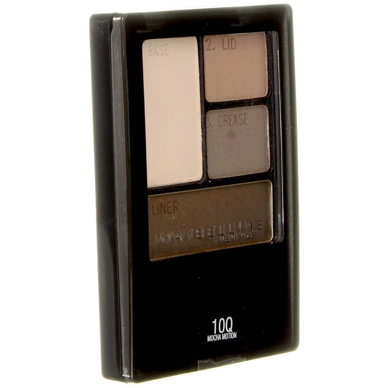 Maybelline New York Expert Wear Quads Eyeshadow, Mocha Motion [10Q] 0.17 oz (Pack of 3)