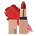 Bossy Cosmetics Vegan Lipstick for Women, Matte, Long Lasting, Hydrating Lip Stick with Vitamin E and Watermelon Seed Oil, Vegan Makeup, Paraben