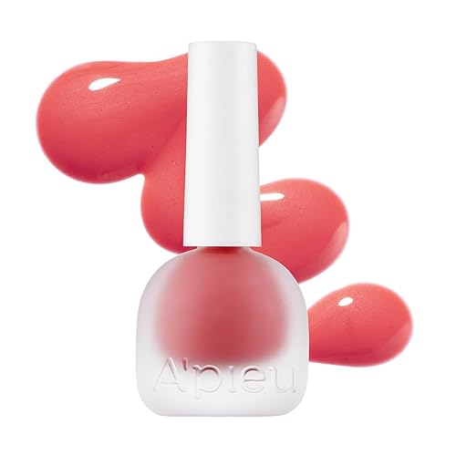 A'PIEU Juicy-Pang Water Blusher [RD01] - Fruity Liquid Blush for Cheeks, Buildable & Blendable Color, Hydrating Dewy Finish with Fruit Extract Blend