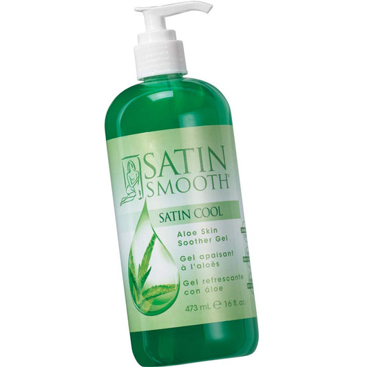 SATIN SMOOTH Aloe Vera Gel, Post-Wax Soothing Formula to Reduce Redness and Soothe Irritated Skin, Hydrating Care for Face, Body, and Hair, 16 fl oz. Beauty & Personal Care SATIN SMOOTH