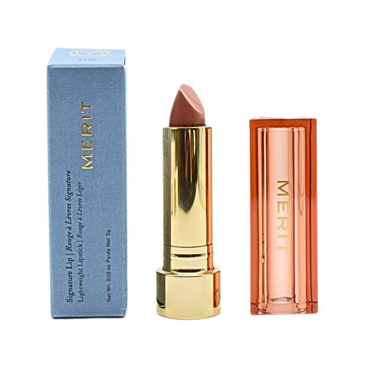 MERIT Signature Lip Lightweight Lipstick Slip Beauty & Personal Care Merit