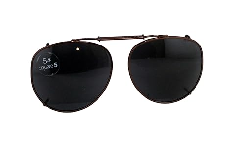 SolarShield 54 Square 5 Polarized Clip On Lenses