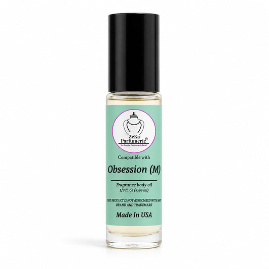 ZEKA PARFUMERIE Ombre Nomade Perfume Oil | Long-Lasting Unisex Fragrance Body Oil | Alcohol-Free Roll-On | 1/3 Fl Oz (9.86 mL) Made in USA