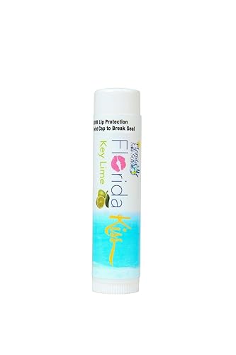 SPF 15 Lip Balm by Florida Glow - Hydrating and Moisturizing Lip Sunscreen for Men and Women and Kids - Oxybenzone Free SPF Lip balm with Sunscreen