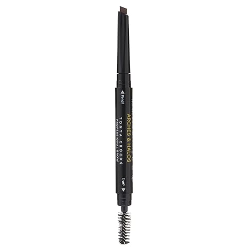 Arches and Halos Microfiber Tinted Brow Mousse - Richly Pigmented Eyebrow Shaper - Water Resistant Filler Pen - Vegan - Espresso - 0.11 oz