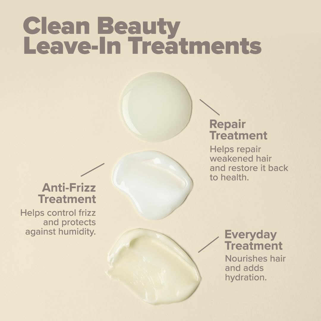 Paul Mitchell Clean Beauty Repair Leave-In Treatment, Leave-In Conditioner, Restores Strands, For Damaged, Brittle Hair, 5.1 fl. oz.