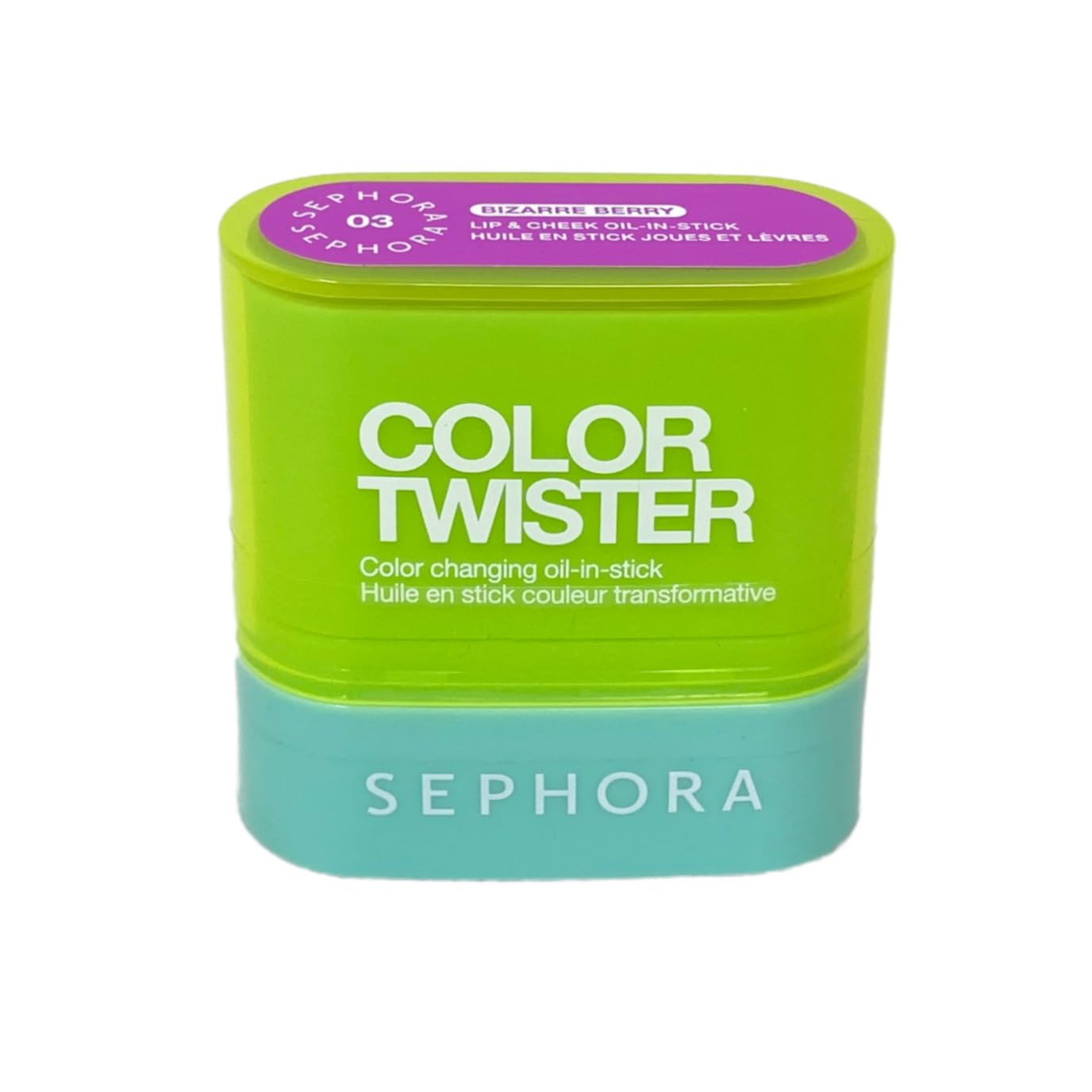 Sephora Collection Color Twister Color Changing Oil-in-Stick for Lip + Cheek - 03 Bizarre Berry - 0.29 oz / 8.5g