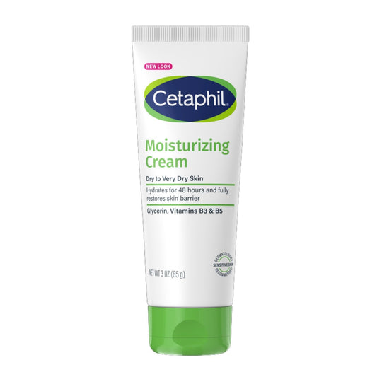 Cetaphil Moisturizing Cream, Fragrance-Free, 3 Ounces each (Value Pack of 5)