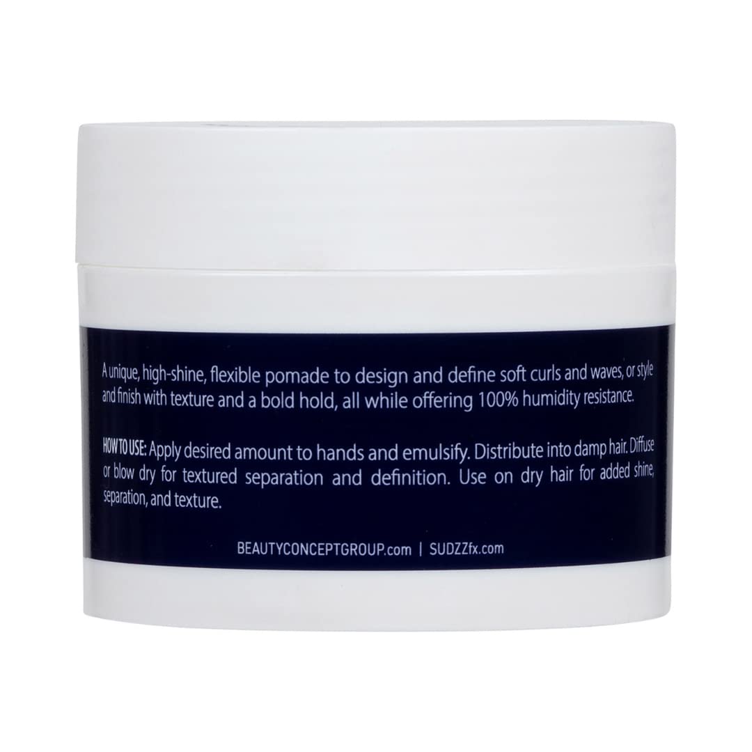 SUDZZFX Marmalade Jazz - Dry Texturizing Pomade - Shine, Texture, Curl - Styling for Men & Women - Dry Treatment & Daily Moisturizer