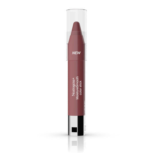Neutrogena MoistureSmooth Color Stick for Lips, Moisturizing and Conditioning Lipstick with a Balm-Like Formula, Nourishing Shea Butter and Fruit