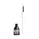 Ruby Kisses Classic Liquid Eyeliner, Smudgeproof Long Lasting Eye Makeup with Felt-Tip Applicator (1 PACK, White)